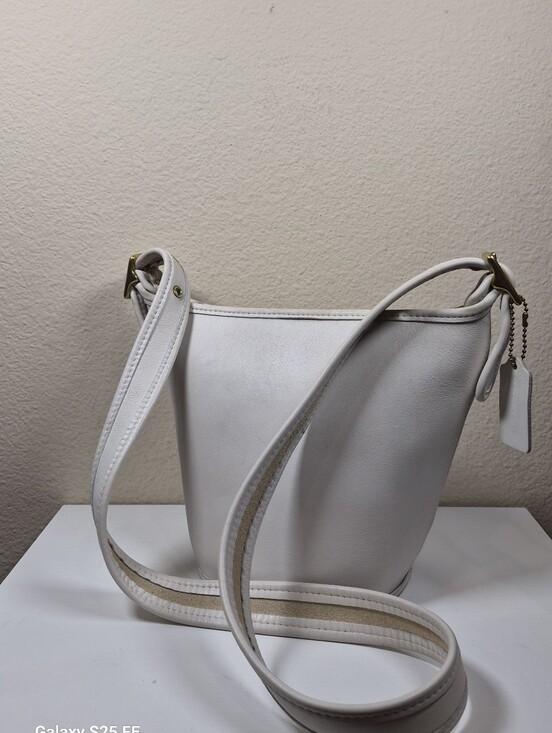 Coach Handbags - Vintage Coach White Maggie Duffle #9019
